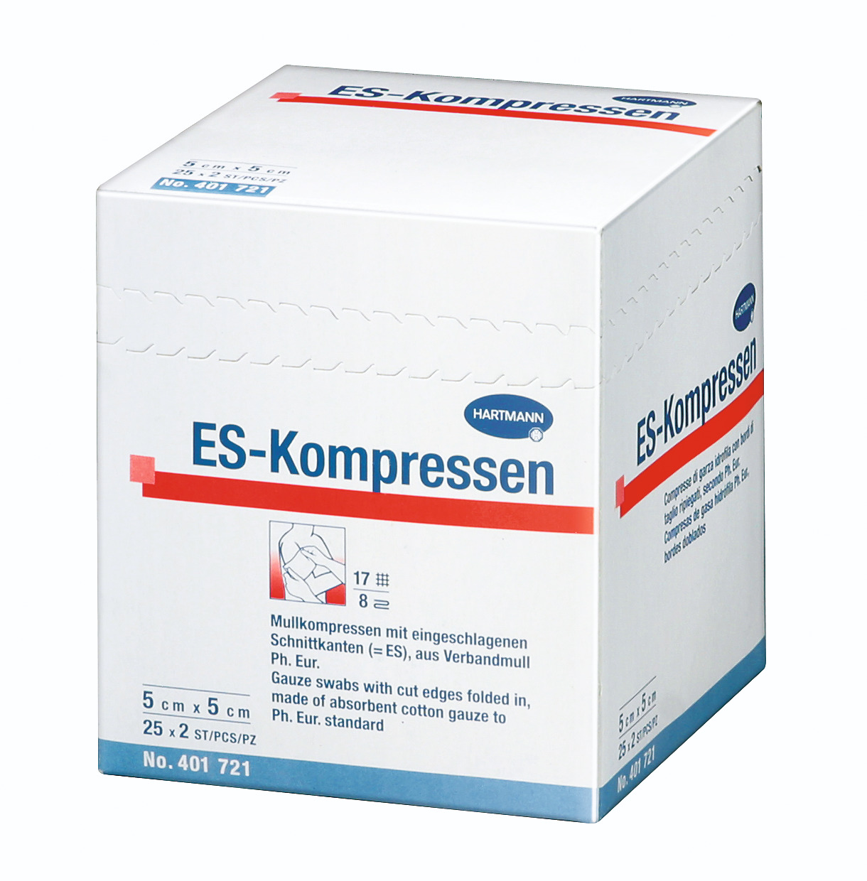 ES-kompresser, 5/5 cm, 25x2 st