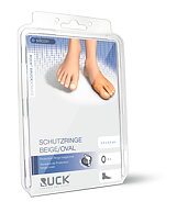 RUCK® AVLASTNING Silikon Skyddsring beige, oval (6 st)