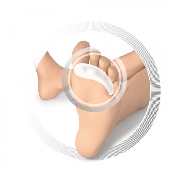 RUCK® AVLASTNING Silikon, Hammartå vänster, 21 mm, 10 st - 2