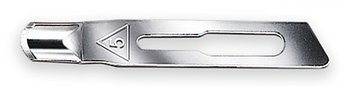 Skalpellblad, skålade Nr 5 (för nageltrångsbladhållare, 20 st), kolstål