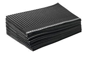 Pappersservetter, svart 33x46 cm, 125 st