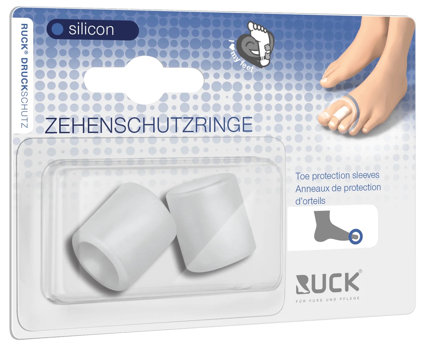 RUCK® AVLASTNING Silikon, Tåring, storlek 3 (Ø18 mm), 2 st - 2
