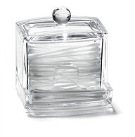 Akryl transparent förvaringslåda, höjd 10 cm, bredd 10 cm, djup 8 cm