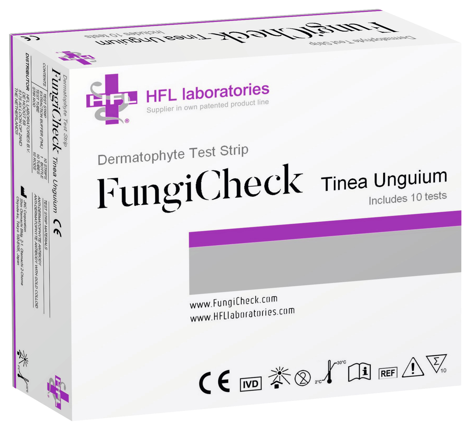 FungiCheck Dermatofyter Testremsor
