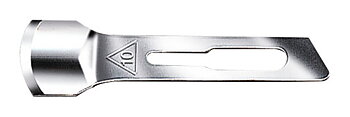 Skalpellblad, skålade Nr 10 (för nageltrångsbladhållare, 20 st), kolstål