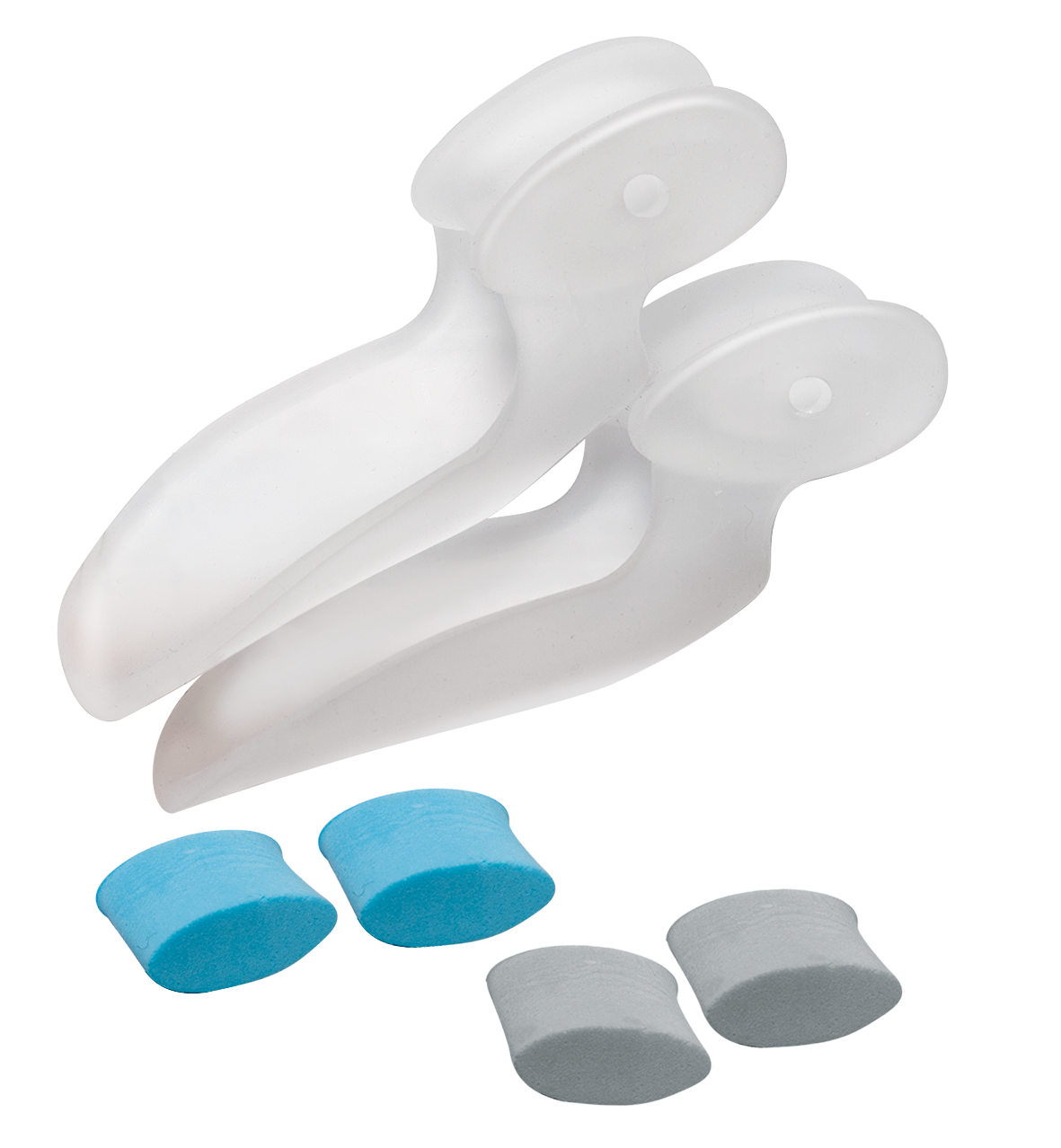 RUCK® AVLASTNING Smartgel plug+switch, stortåspridare med Hallux Vallgus-skydd (2 st) - 2