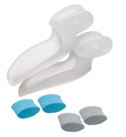 RUCK® AVLASTNING Smartgel plug+switch, stortåspridare med Hallux Vallgus-skydd (2 st)