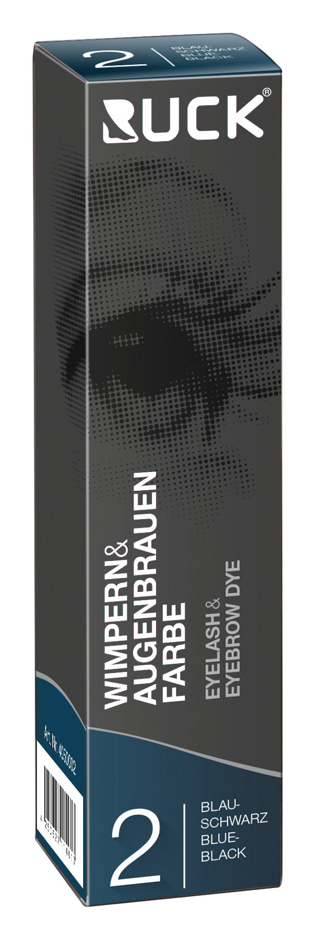RUCK® Ögonfransfärg - Blå-Svart, 15 ml