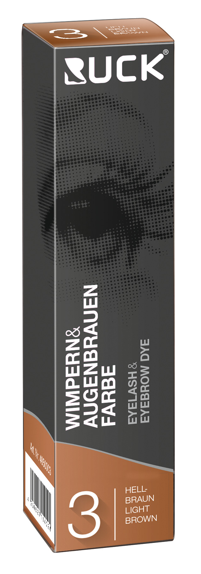 RUCK® Ögonfransfärg - Ljusbrun, 15 ml