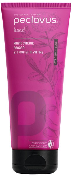 peclavus® hand Handkräm Argan-Citronmyrten | Intensivt vårdande (200 ml)