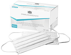 RUCK® Munskydd, 3-skikt, latexfri - vit