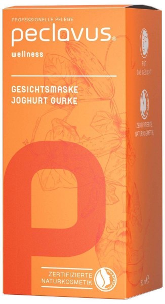 peclavus® wellness Ansiktsmask Yoghurt-Gurka, 30 ml - 4