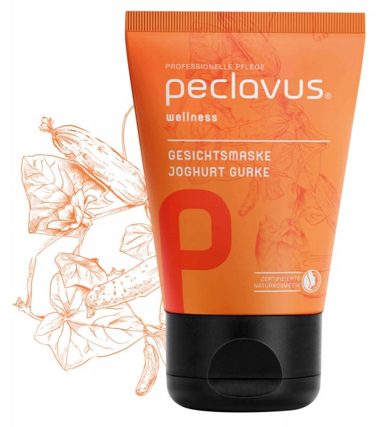 peclavus® wellness Ansiktsmask Yoghurt-Gurka, 30 ml