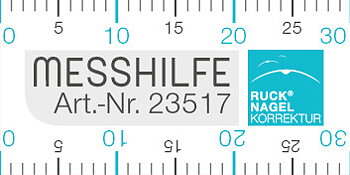 RUCK® Nagelkorrigering Mätverktyg 30 mm