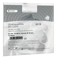 RUCK® AVLASTNING Smartgel, Tåhätta med ventilationshål, normal, 18 mm, 10 st