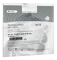 RUCK® AVLASTNING Smartgel, Tåhätta med ventilationshål, stor, 20 mm, 10 st
