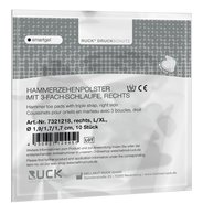 RUCK® AVLASTNING Smartgel, Hammartå 3-slinga (höger, L/XL), 10 stycken
