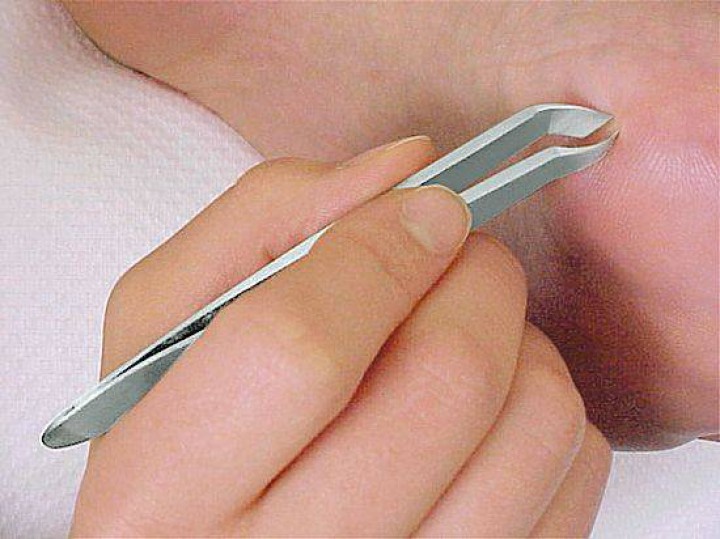 RUCK® INSTRUMENT Hudtång med pincettgrepp 10 cm (skär 5 mm) - 2