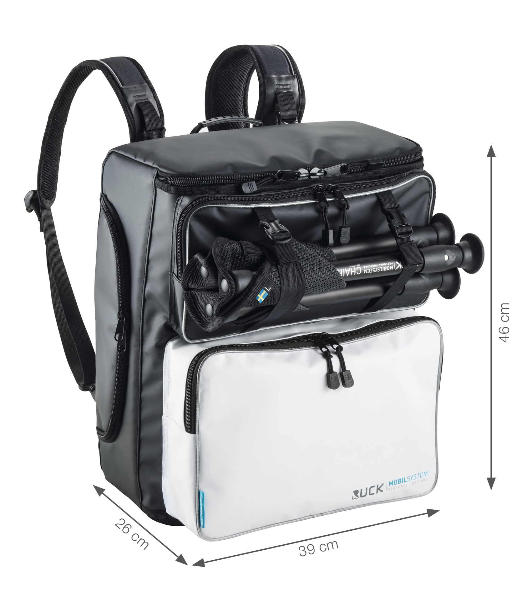 RUCK® MOBIL SYSTEM Teknikväska/ryggsäck (för Podolog Nova) - 4
