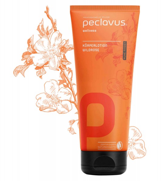 peclavus® wellness Kroppslotion Wild Rose | Finna ro (200 ml)