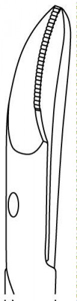 RUCK® INSTRUMENT Nagelsax, böjd - 3