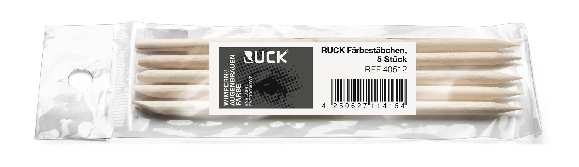 RUCK® Ögonfransfärg - Appliceringspinnar (5 st)
