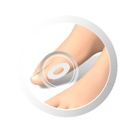 RUCK® AVLASTNING Basic Hallux Valgus-ring, rund (40 styck)