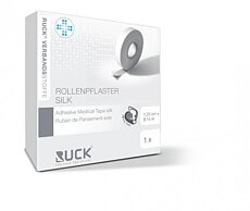 RUCK® FÖRBANDSMATERIAL Rulltejp silk, 1,25 x 9,1 cm