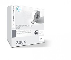 RUCK® FÖRBANDSMATERIAL Rulltejp silk, 2,5 x 9,1 cm