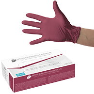 RUCK® Nitril Engångshandske, bordeaux (Str. L), 100-pack