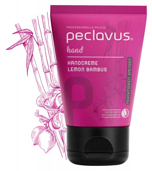 peclavus® hand Handkräm Citron-Bambu | Fuktgivande (30 ml)