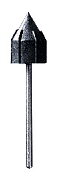 Gummitrissa mellan/spets, 13 mm