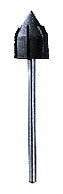 Gummitrissa liten/spets, 10 mm