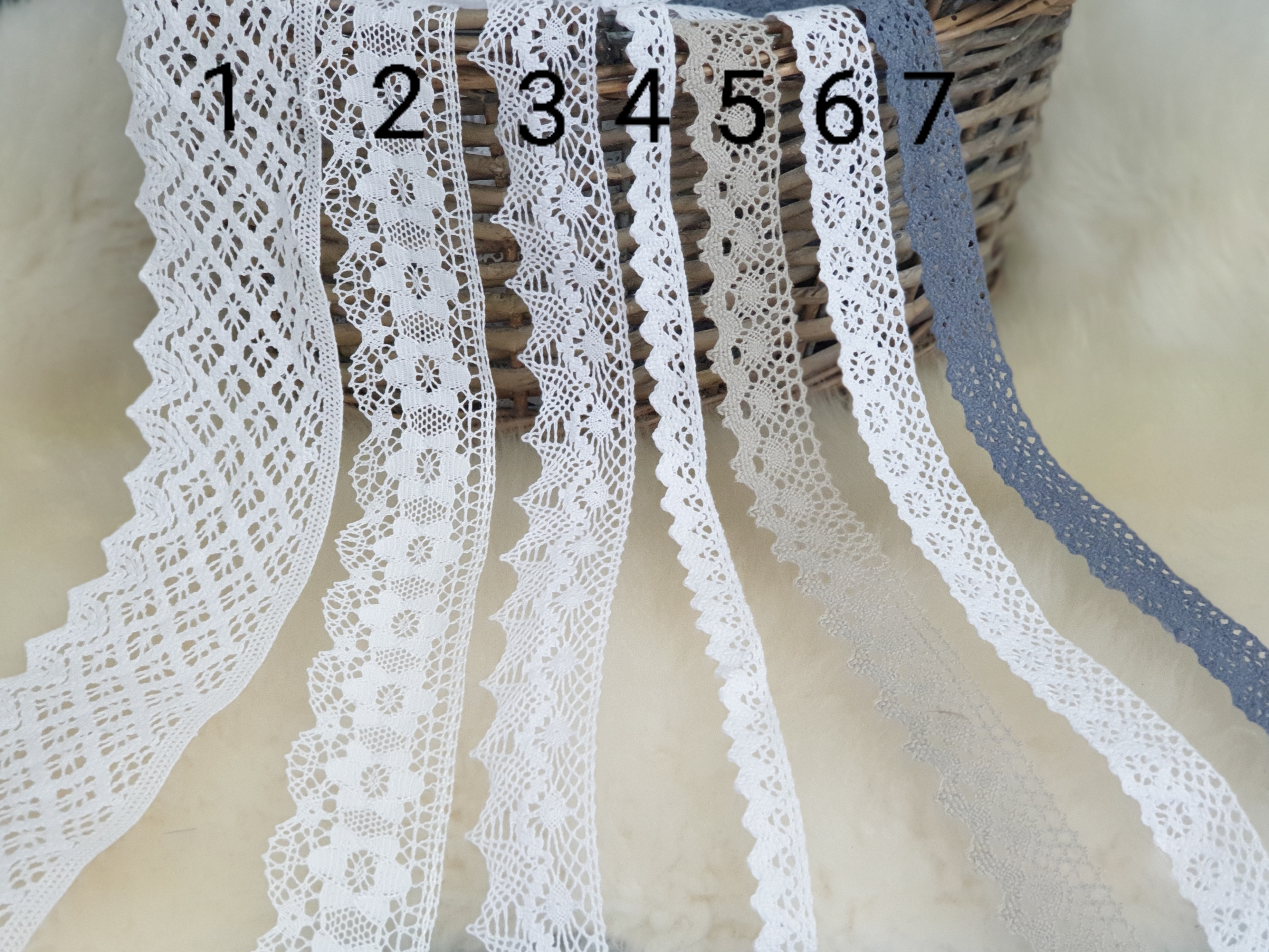 Tyg  Freja beige/natur bomullslinne - 3