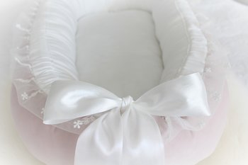 Babynest Bella ljusrosa design 503