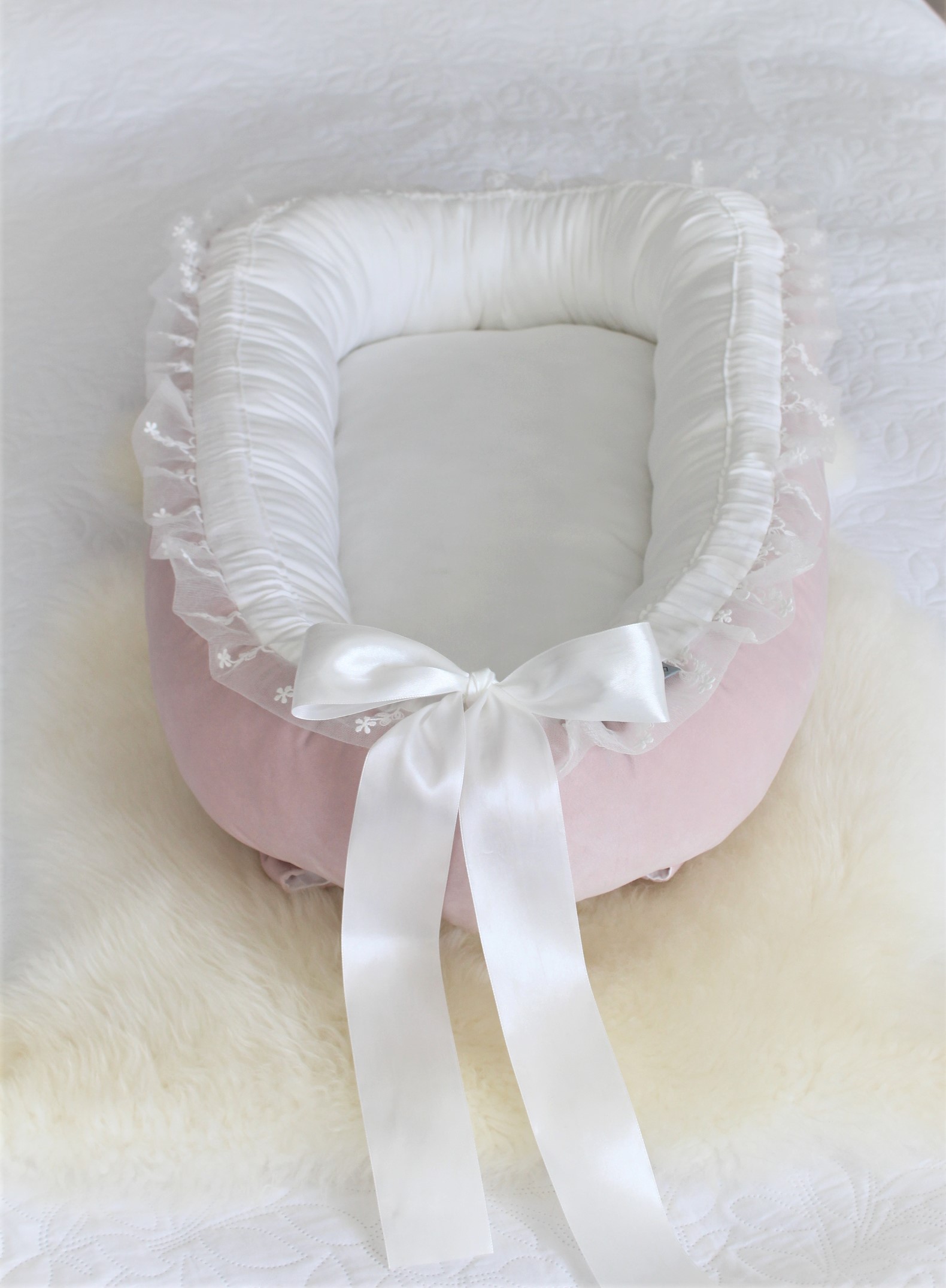 Babynest Bella ljusrosa design 503 - 3