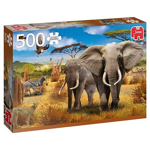 Jumbo Pussel - Afrikansk Savann 500 Bitar