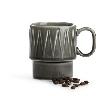 Coffee & More grå - Kaffemugg 