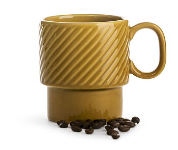 Coffee & More gul - Kaffemugg 