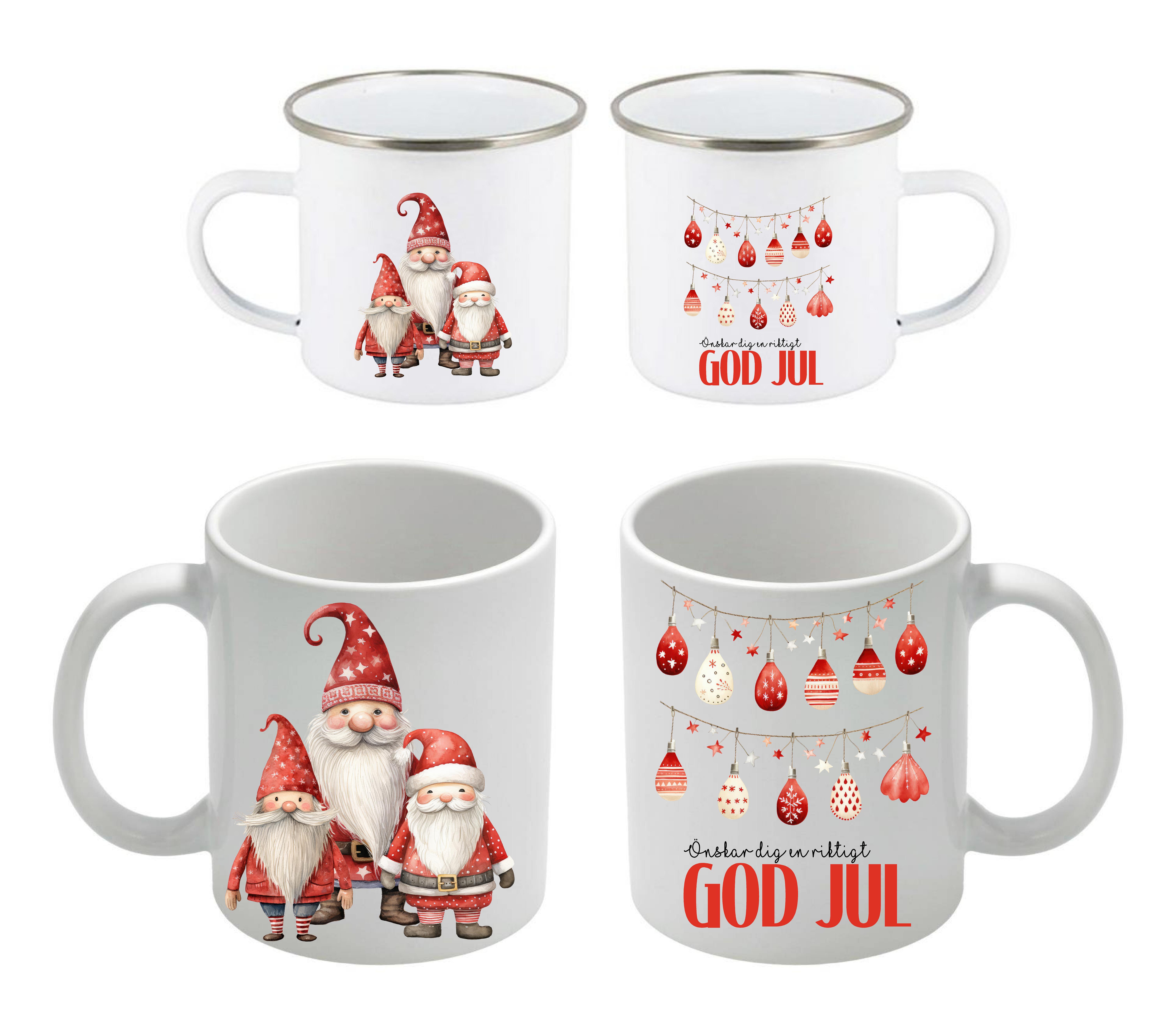 Mugg - Jul - Julkulor tomtar - 2
