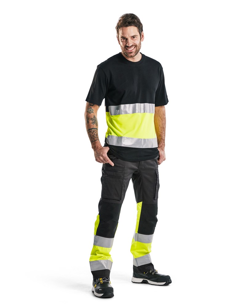 T-shirt varsel BAS kl 1 - 3387 -  flera färger - 7