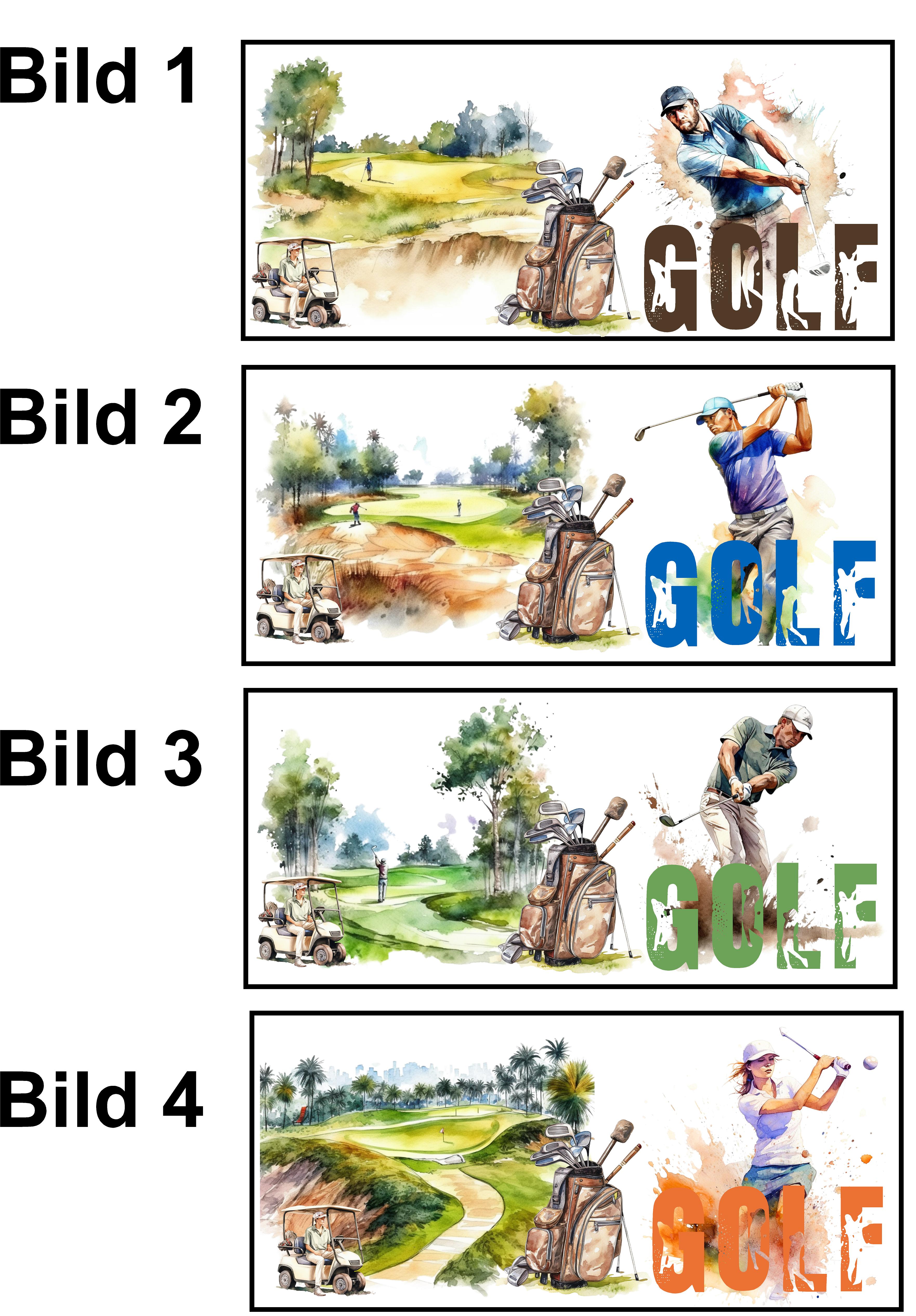 Mugg - Sport - Golf - 4 mönster - 2