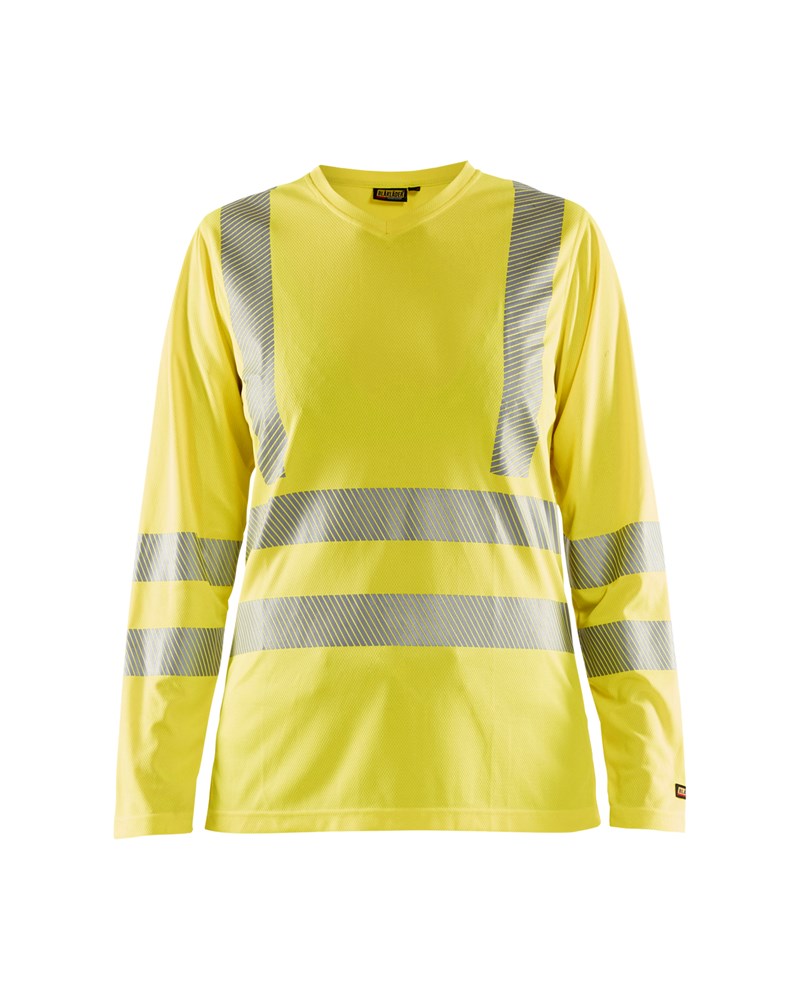 T-shirt varsel långarm UV-skydd DAM kl 2- kl 3 - 3485 - flera färger