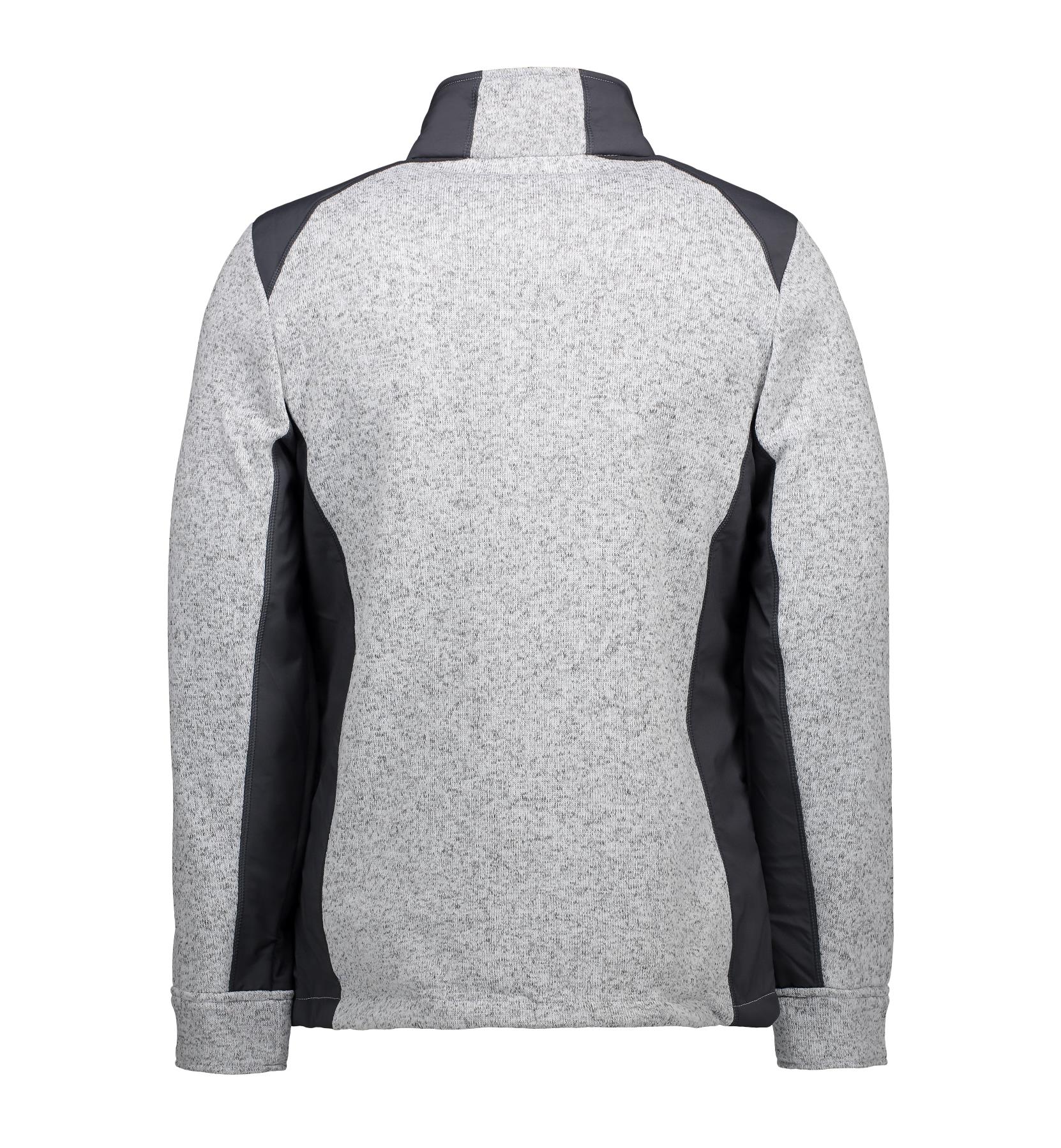 Stickad fleececardigan 0850 - flera färger - 2