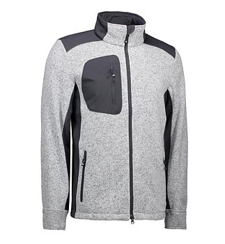 Stickad fleececardigan 0850 - flera färger