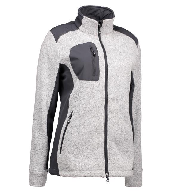 Stickad fleececardigan 0851 DAM - flera färger