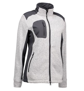 Stickad fleececardigan 0851 DAM - flera färger