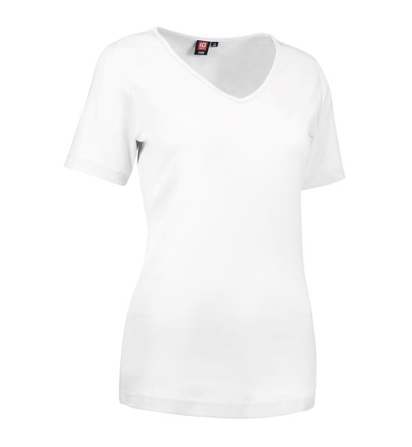 T-shirt 0506 interlock V-ringad DAM - flera färger - 2