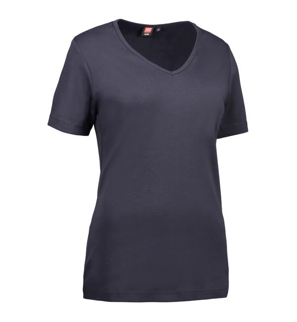 T-shirt 0506 interlock V-ringad DAM - flera färger - 3