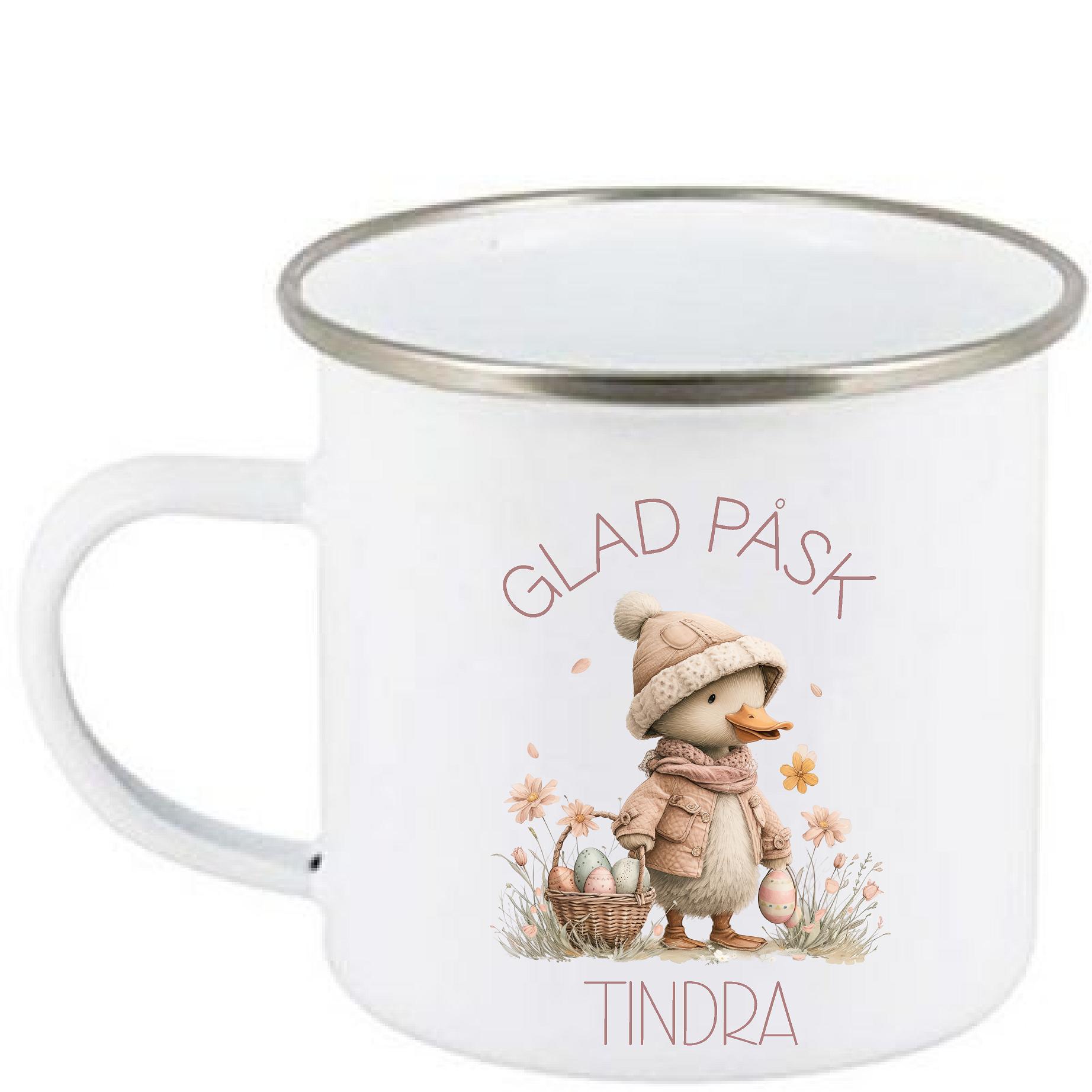 Mugg - Påsk - Anka beige - 3 motiv - 4